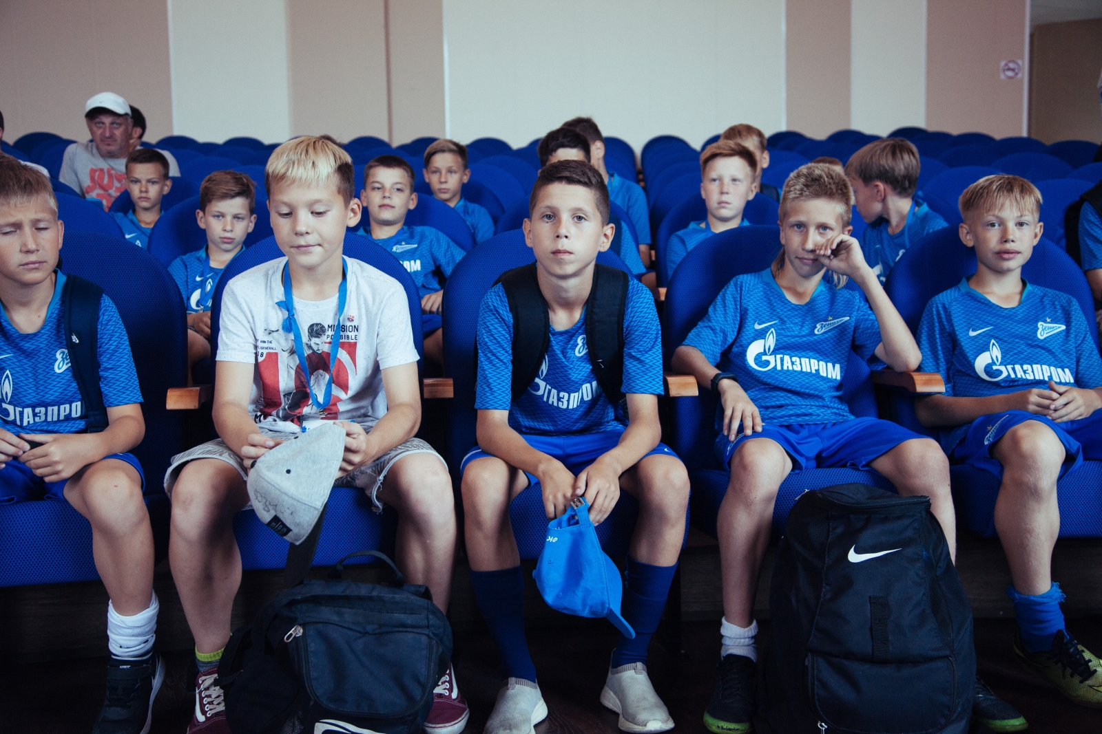 «Большой фестиваль футбола»: тренировка детей из тренировочного лагеря Академии, завершение тренировочных сборов