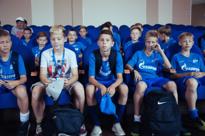 «Большой фестиваль футбола»: тренировка детей из тренировочного лагеря Академии, завершение тренировочных сборов