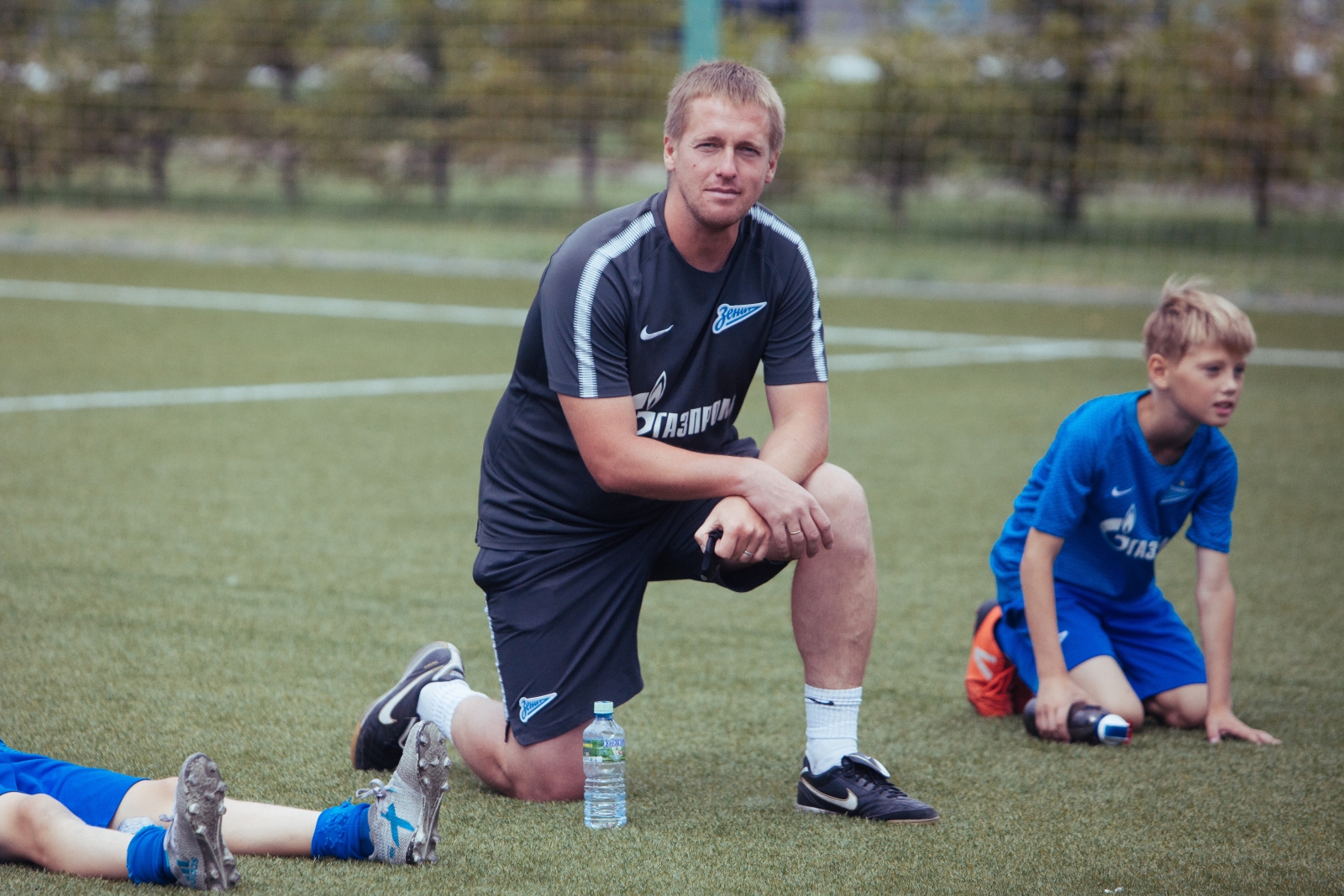 «Большой фестиваль футбола»: тренировка детей из тренировочного лагеря Академии, завершение тренировочных сборов