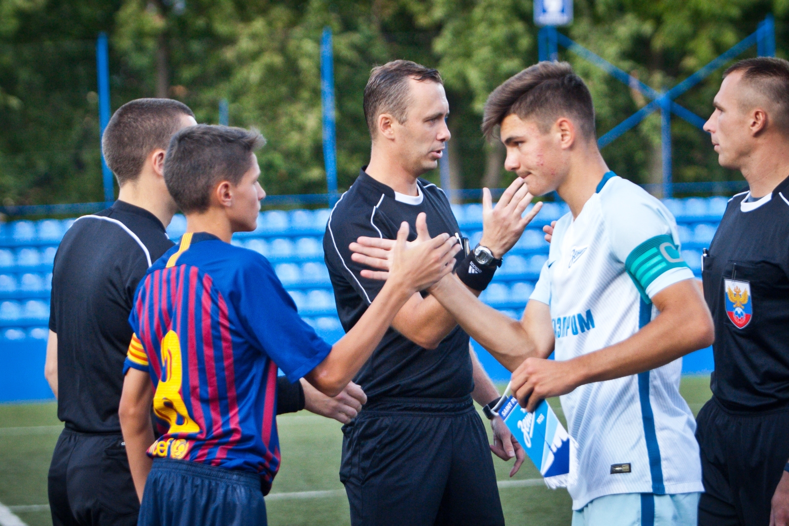 Cбор «Барселоны» в «Газпром»-Академии: товарищиский матч «Зенит» U-16 — «Барселона» U-18