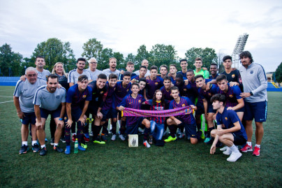 Cбор «Барселоны» в «Газпром»-Академии: товарищиский матч «Зенит» U-16 — «Барселона» U-18