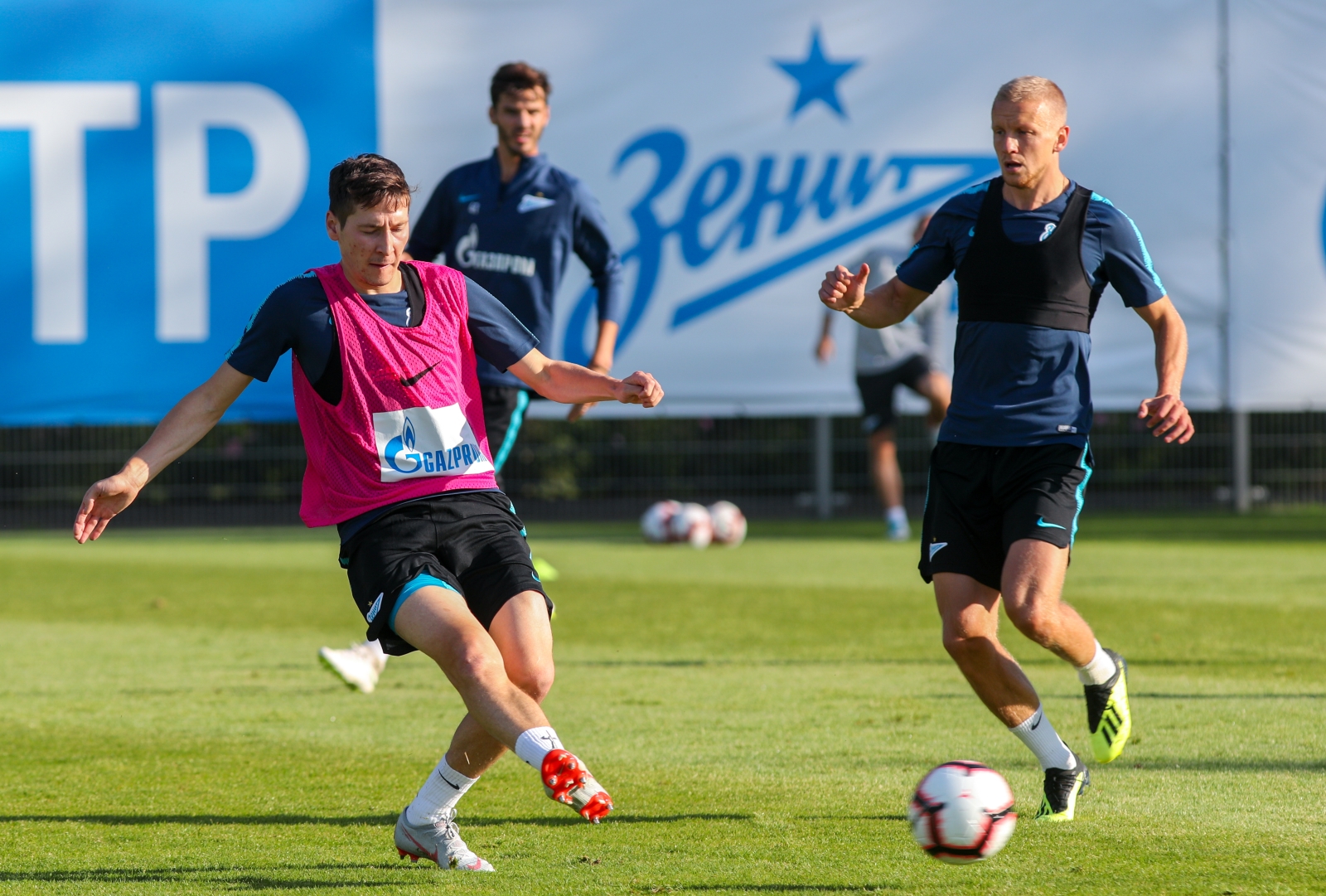 Открытая тренировка «Зенита» перед матчем с минским «Динамо»