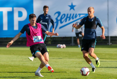 Открытая тренировка «Зенита» перед матчем с минским «Динамо»