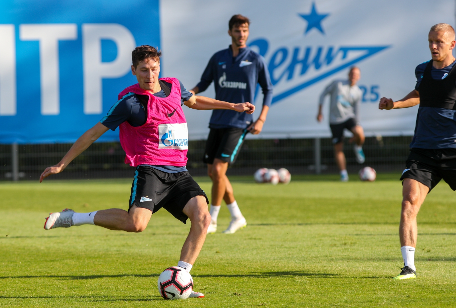 Открытая тренировка «Зенита» перед матчем с минским «Динамо»