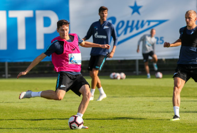 Открытая тренировка «Зенита» перед матчем с минским «Динамо»