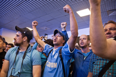 Фан-променад на матче чемпионата России 2018/19, «Зенит» — «Урал»