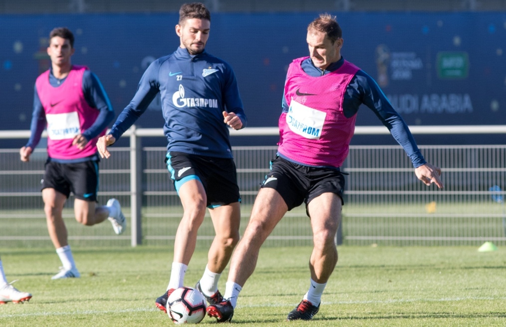 Открытая тренировка «Зенита» перед матчем с «Мольде»