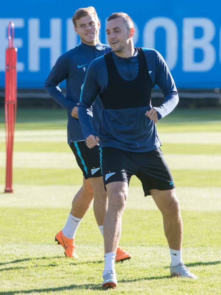 Открытая тренировка «Зенита» перед матчем с «Мольде»