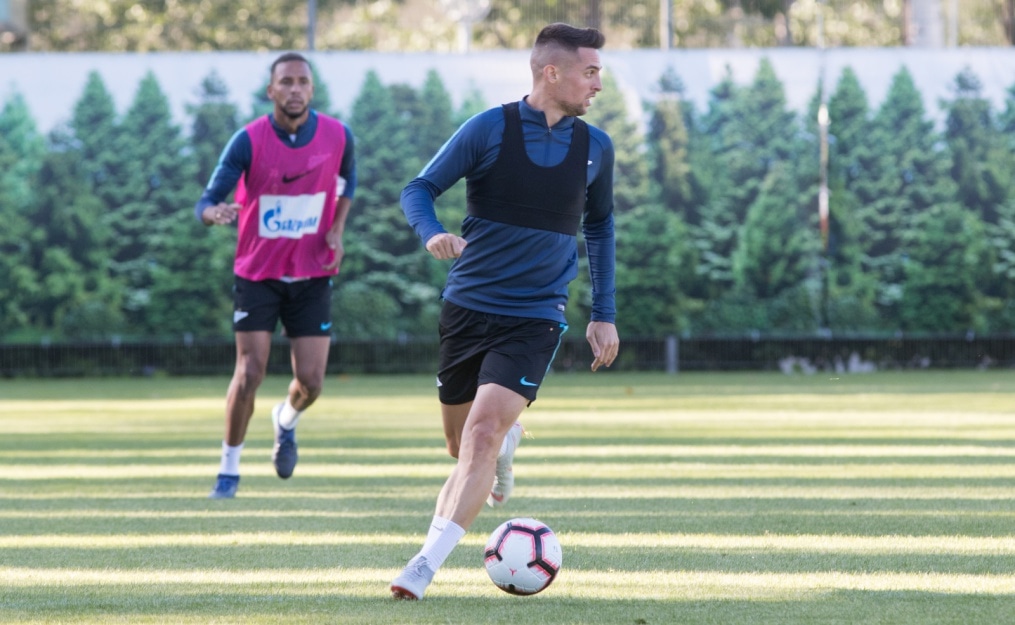 Открытая тренировка «Зенита» перед матчем с «Мольде»