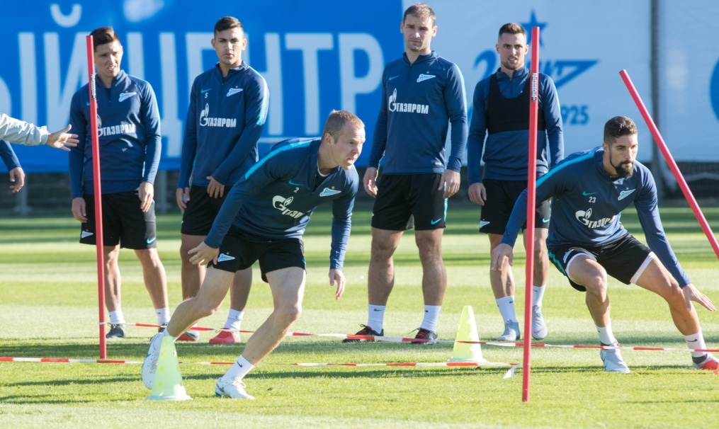 Открытая тренировка «Зенита» перед матчем с «Мольде»