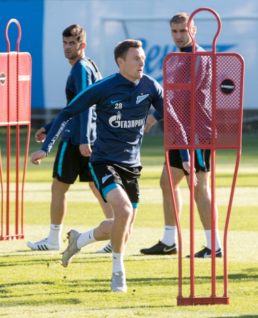 Открытая тренировка «Зенита» перед матчем с «Мольде»