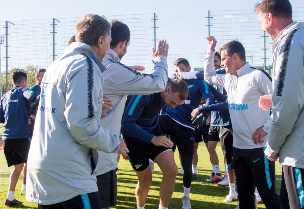 Открытая тренировка «Зенита» перед матчем с «Мольде»