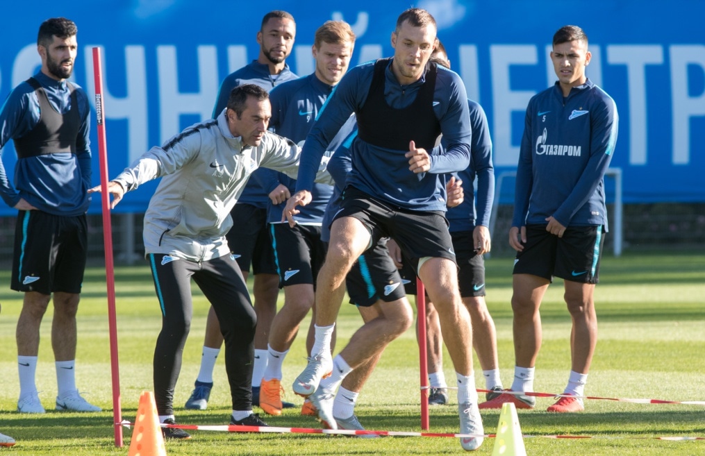 Открытая тренировка «Зенита» перед матчем с «Мольде»