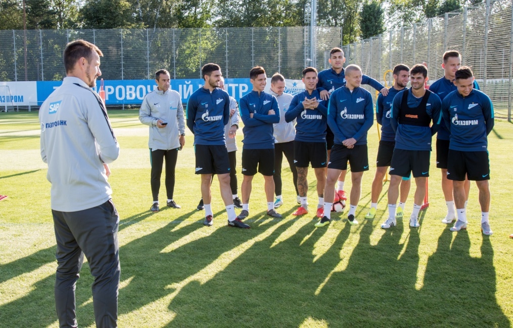 Открытая тренировка «Зенита» перед матчем с «Мольде»
