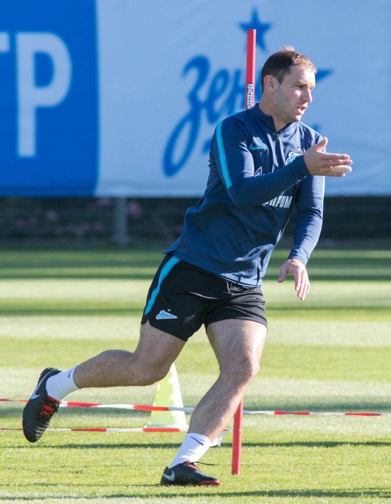 Открытая тренировка «Зенита» перед матчем с «Мольде»