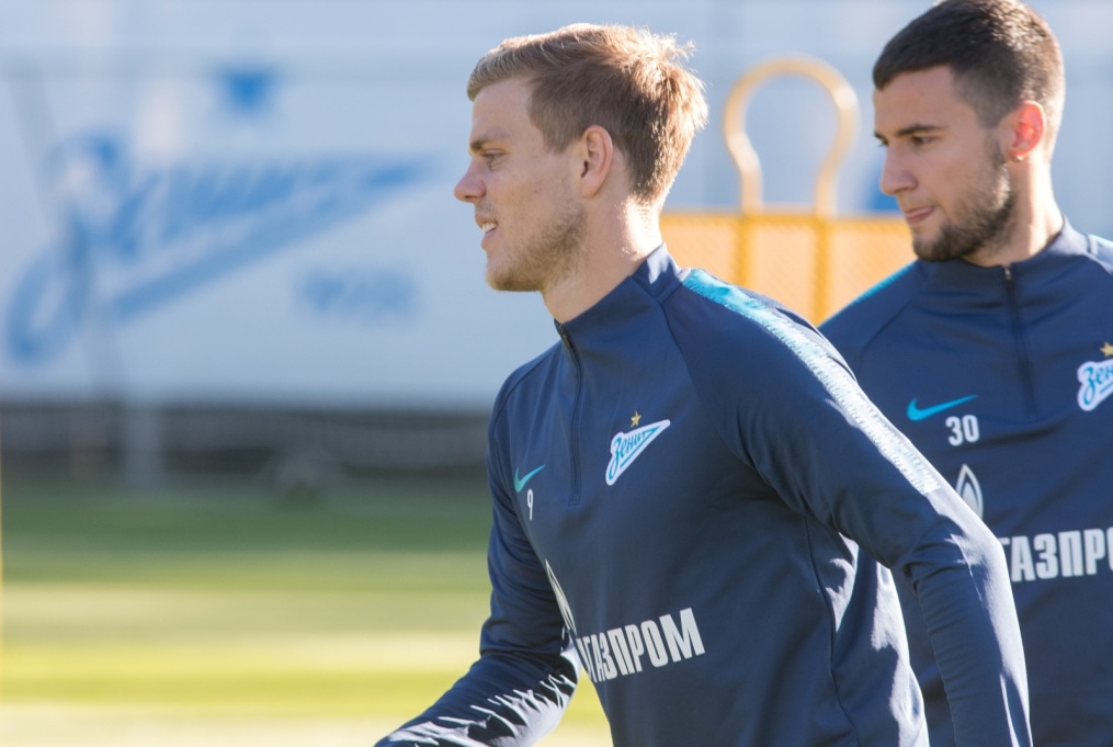 Открытая тренировка «Зенита» перед матчем с «Мольде»