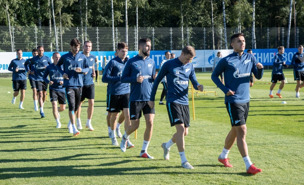 Открытая тренировка «Зенита» перед матчем с «Мольде»