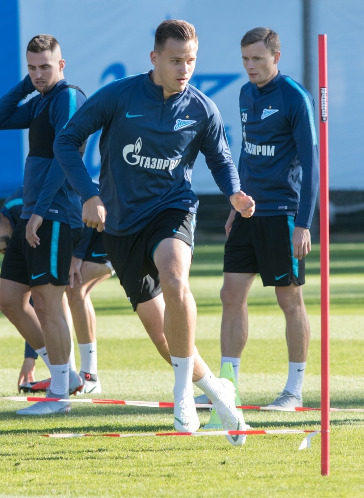 Открытая тренировка «Зенита» перед матчем с «Мольде»