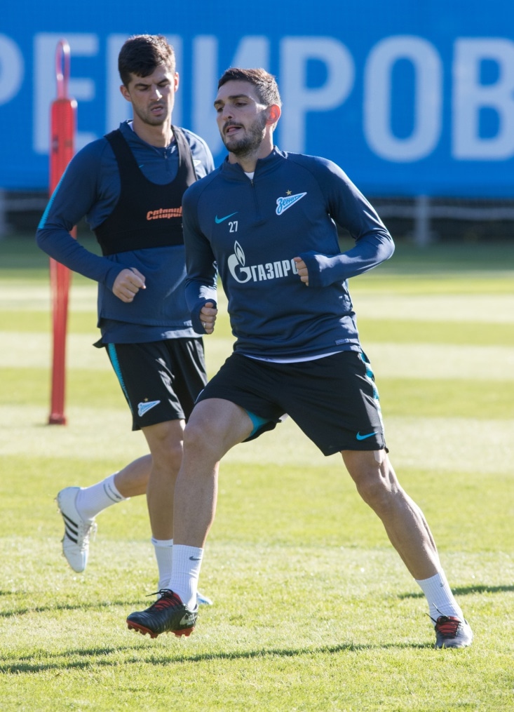 Открытая тренировка «Зенита» перед матчем с «Мольде»