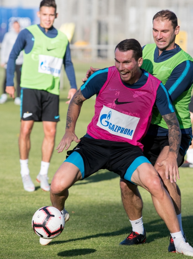 Открытая тренировка «Зенита» перед матчем с «Мольде»