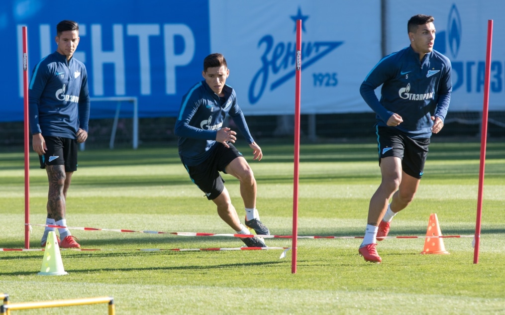 Открытая тренировка «Зенита» перед матчем с «Мольде»