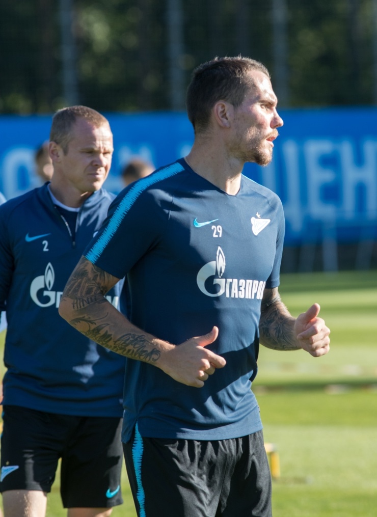 Открытая тренировка «Зенита» перед матчем с «Мольде»