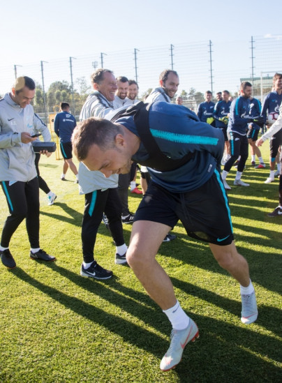 Открытая тренировка «Зенита» перед матчем с «Мольде»