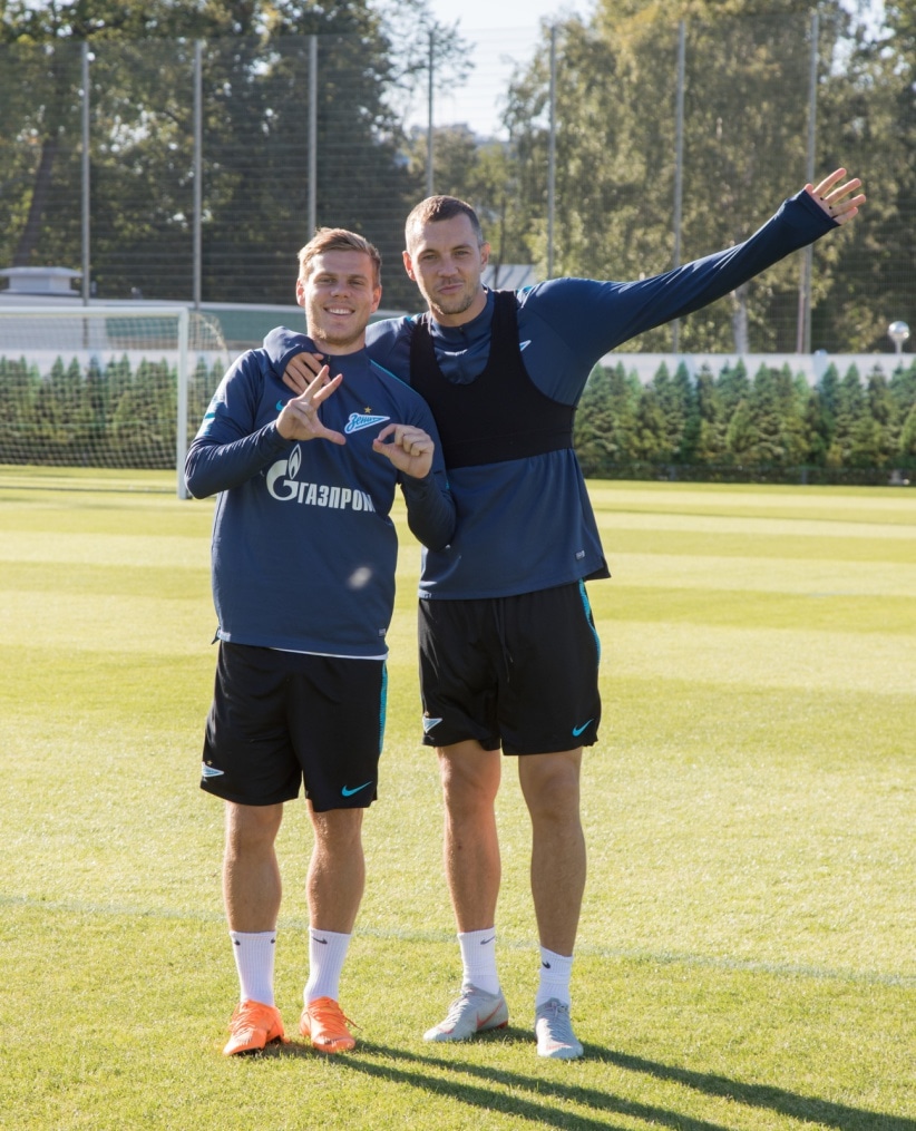 Открытая тренировка «Зенита» перед матчем с «Мольде»