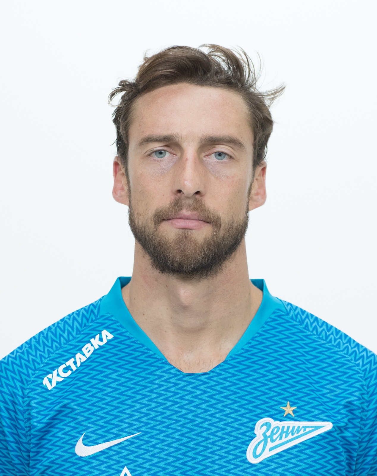 Фотосессия футболистов и тренеров основного состава ФК «Зенит» сезона 2018/19