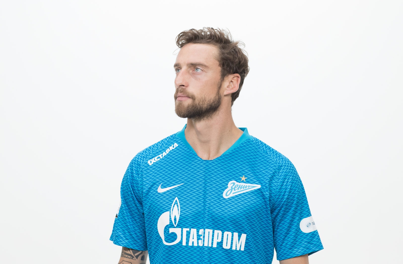 Фотосессия футболистов и тренеров основного состава ФК «Зенит» сезона 2018/19