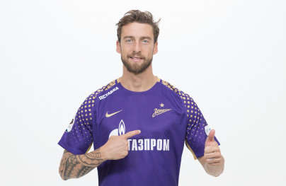 Фотосессия футболистов и тренеров основного состава ФК «Зенит» сезона 2018/19