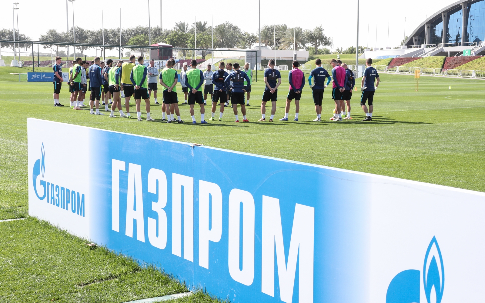 «Газпром»-тренировочные сборы в Катаре: 20 января, утренняя тренировка