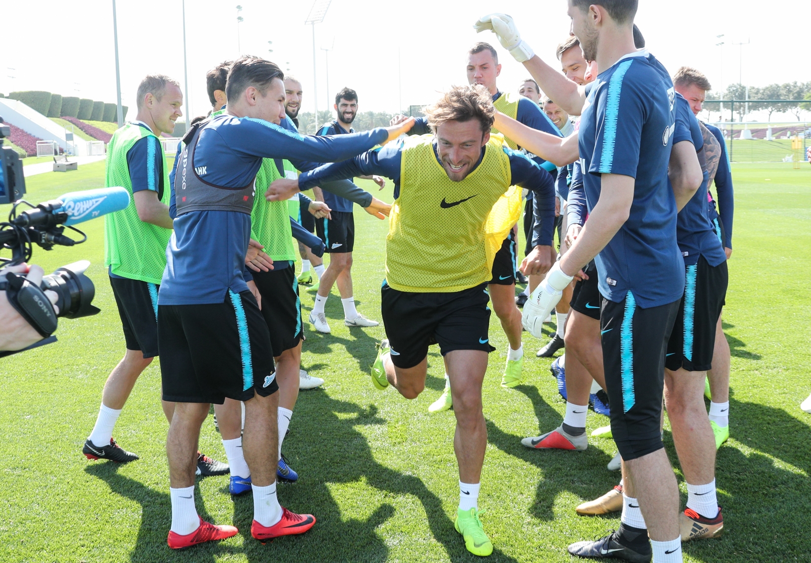 «Газпром»-тренировочные сборы в Катаре: 20 января, утренняя тренировка