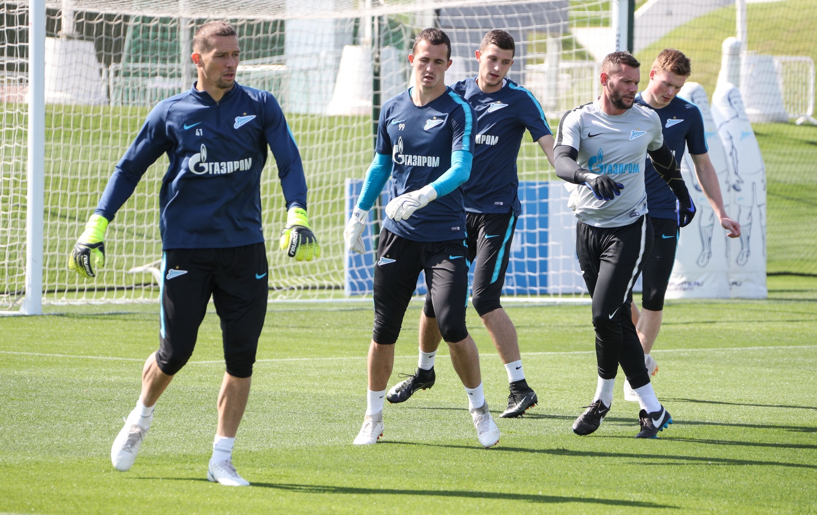 «Газпром»-тренировочные сборы в Катаре: 20 января, утренняя тренировка