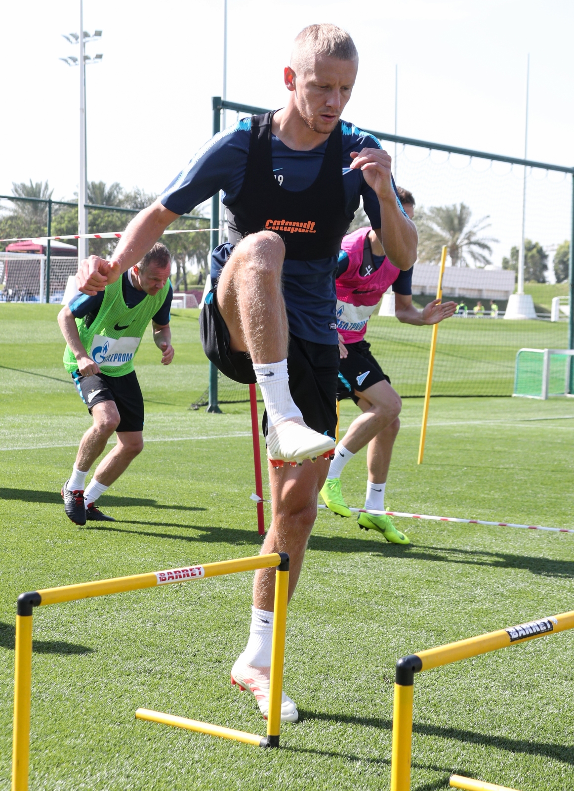 «Газпром»-тренировочные сборы в Катаре: 20 января, утренняя тренировка