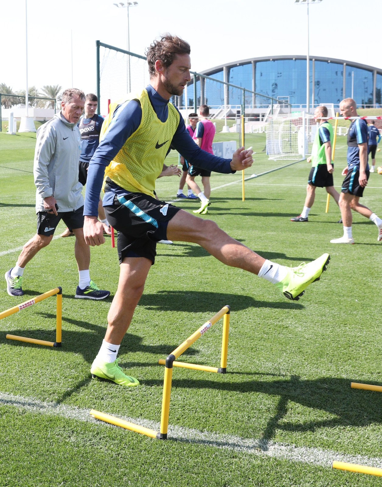 «Газпром»-тренировочные сборы в Катаре: 20 января, утренняя тренировка