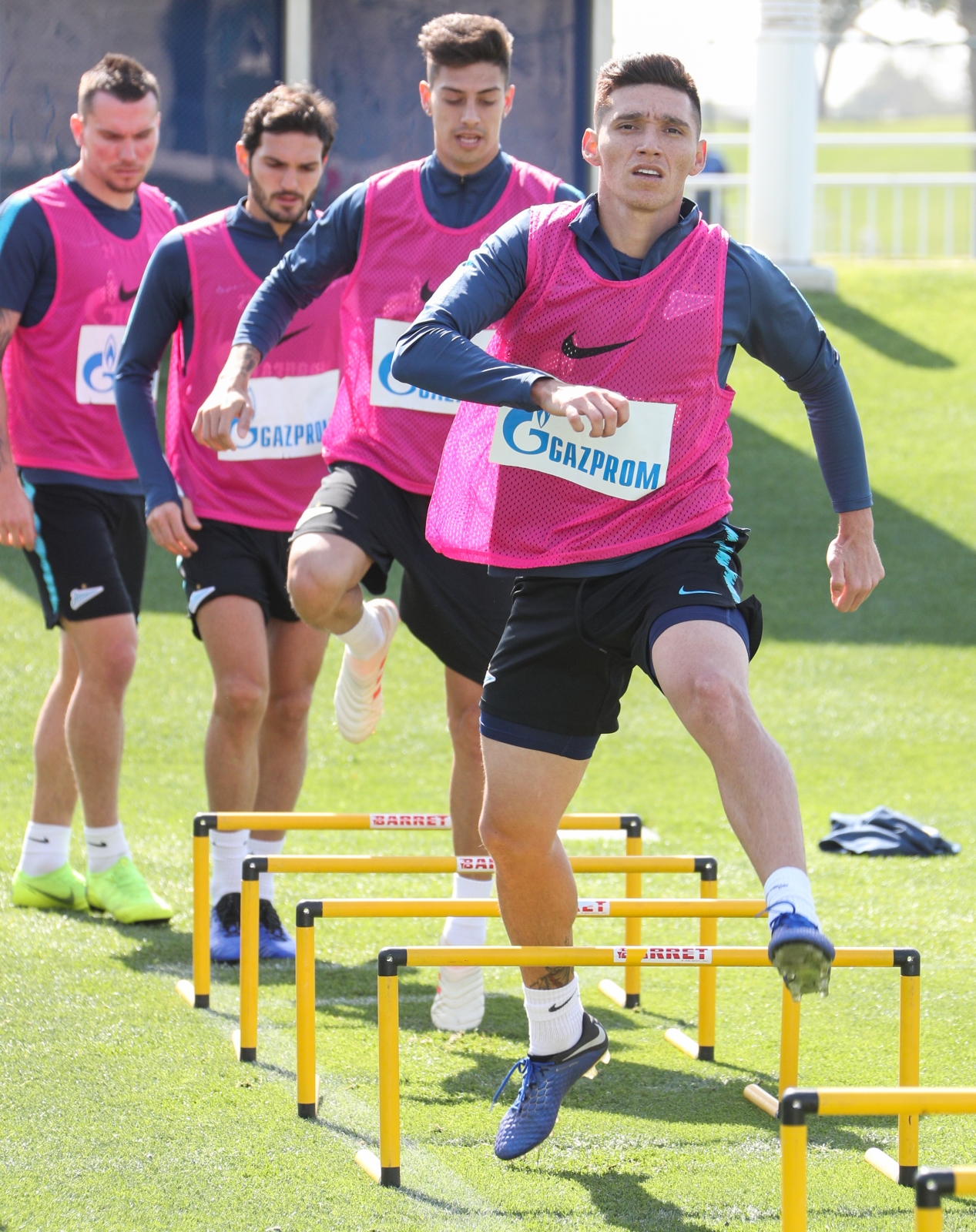 «Газпром»-тренировочные сборы в Катаре: 20 января, утренняя тренировка