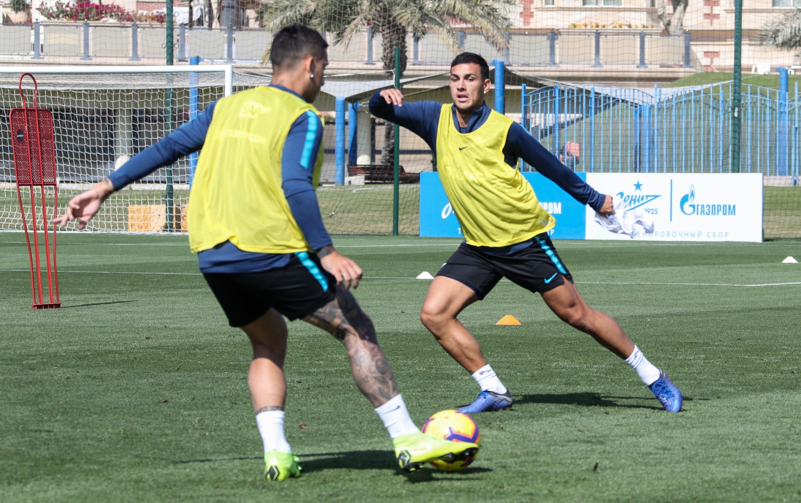 «Газпром»-тренировочные сборы в Катаре: 20 января, утренняя тренировка