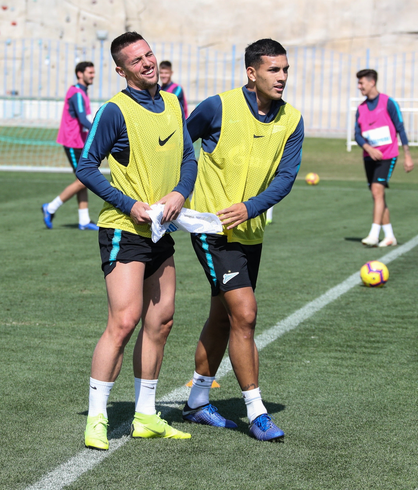 «Газпром»-тренировочные сборы в Катаре: 20 января, утренняя тренировка