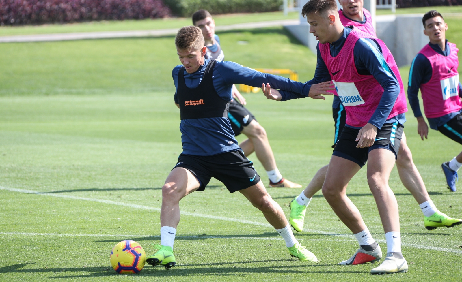 «Газпром»-тренировочные сборы в Катаре: 20 января, утренняя тренировка