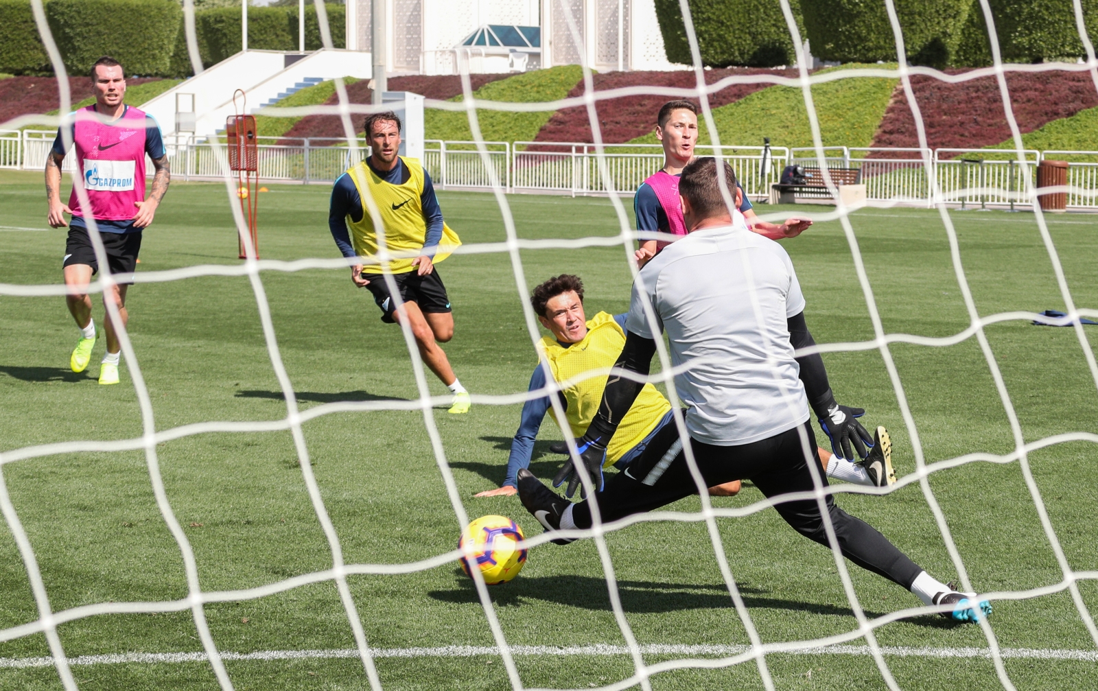 «Газпром»-тренировочные сборы в Катаре: 20 января, утренняя тренировка
