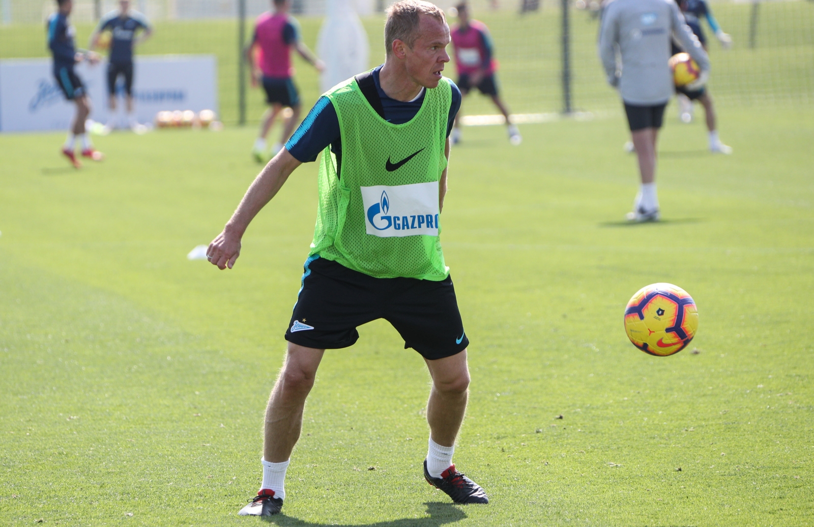 «Газпром»-тренировочные сборы в Катаре: 20 января, утренняя тренировка