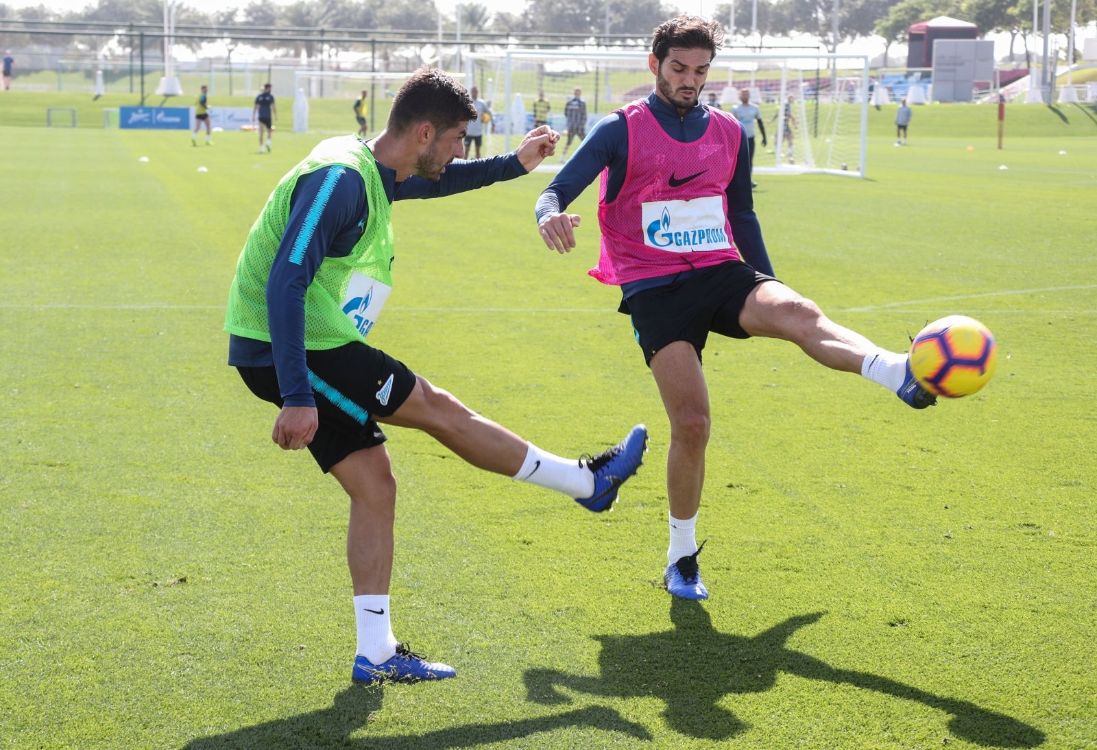 «Газпром»-тренировочные сборы в Катаре: 20 января, утренняя тренировка