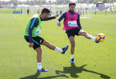 «Газпром»-тренировочные сборы в Катаре: 20 января, утренняя тренировка