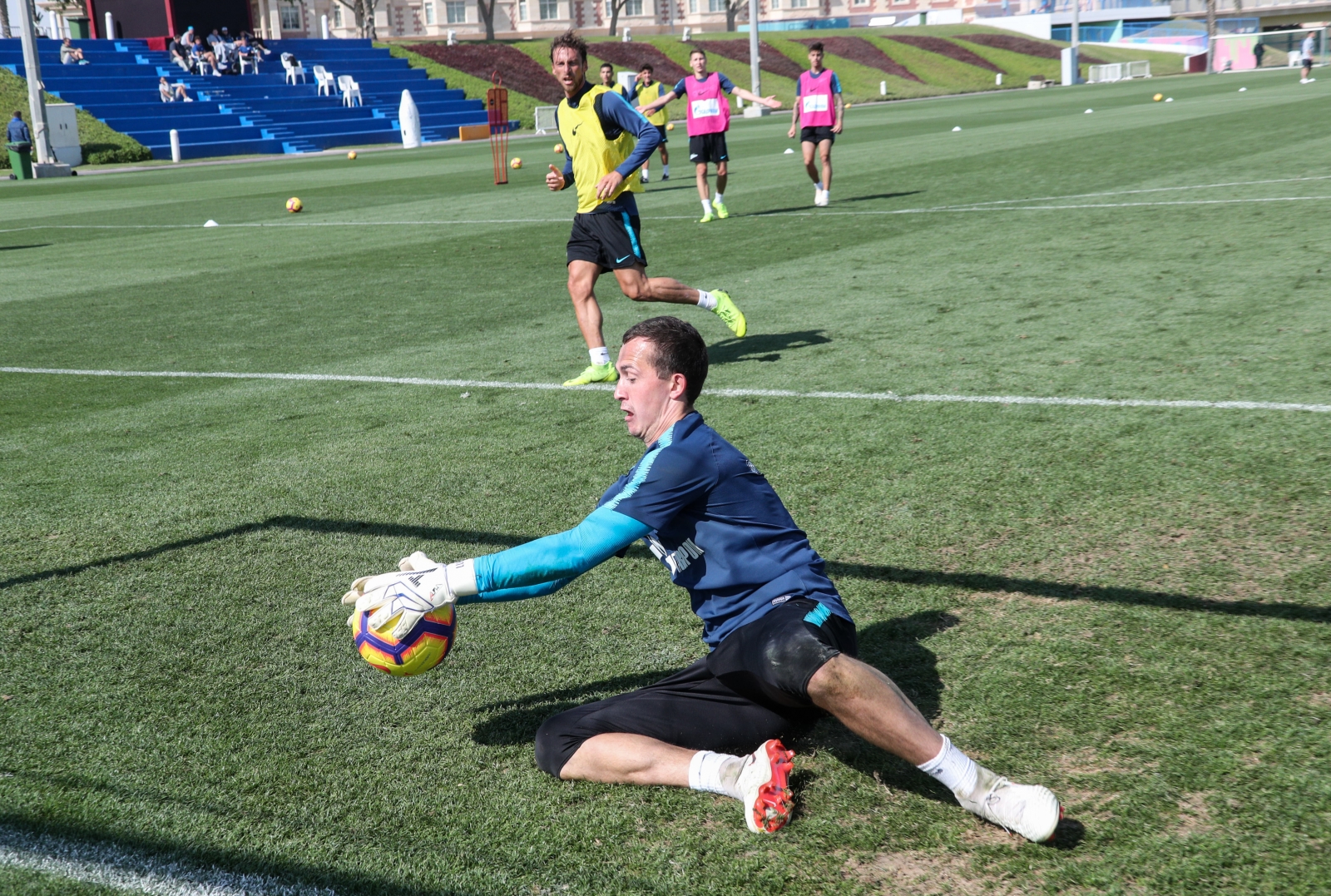 «Газпром»-тренировочные сборы в Катаре: 20 января, утренняя тренировка