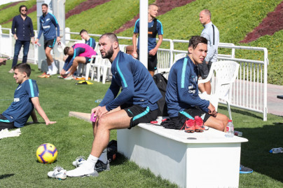 «Газпром»-тренировочные сборы в Катаре: 20 января, утренняя тренировка