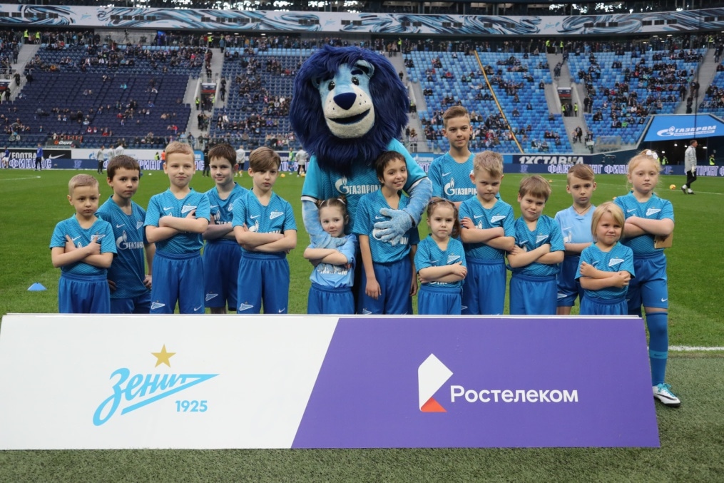 Группа поддержки «Зенит Фан» на матче «Зенит» — «Оренбург»