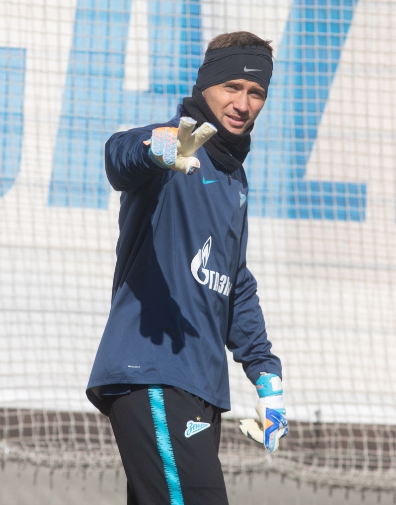 Открытая тренировка «Зенита» перед матчем с «Анжи»