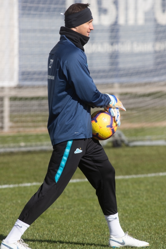 Открытая тренировка «Зенита» перед матчем с «Анжи»