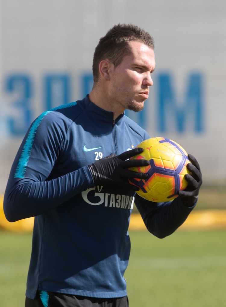 Открытая тренировка «Зенита» перед матчем с «Анжи»